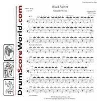 Alannah Myles - Black Velvet | Drum Sheet + Play-Along Track